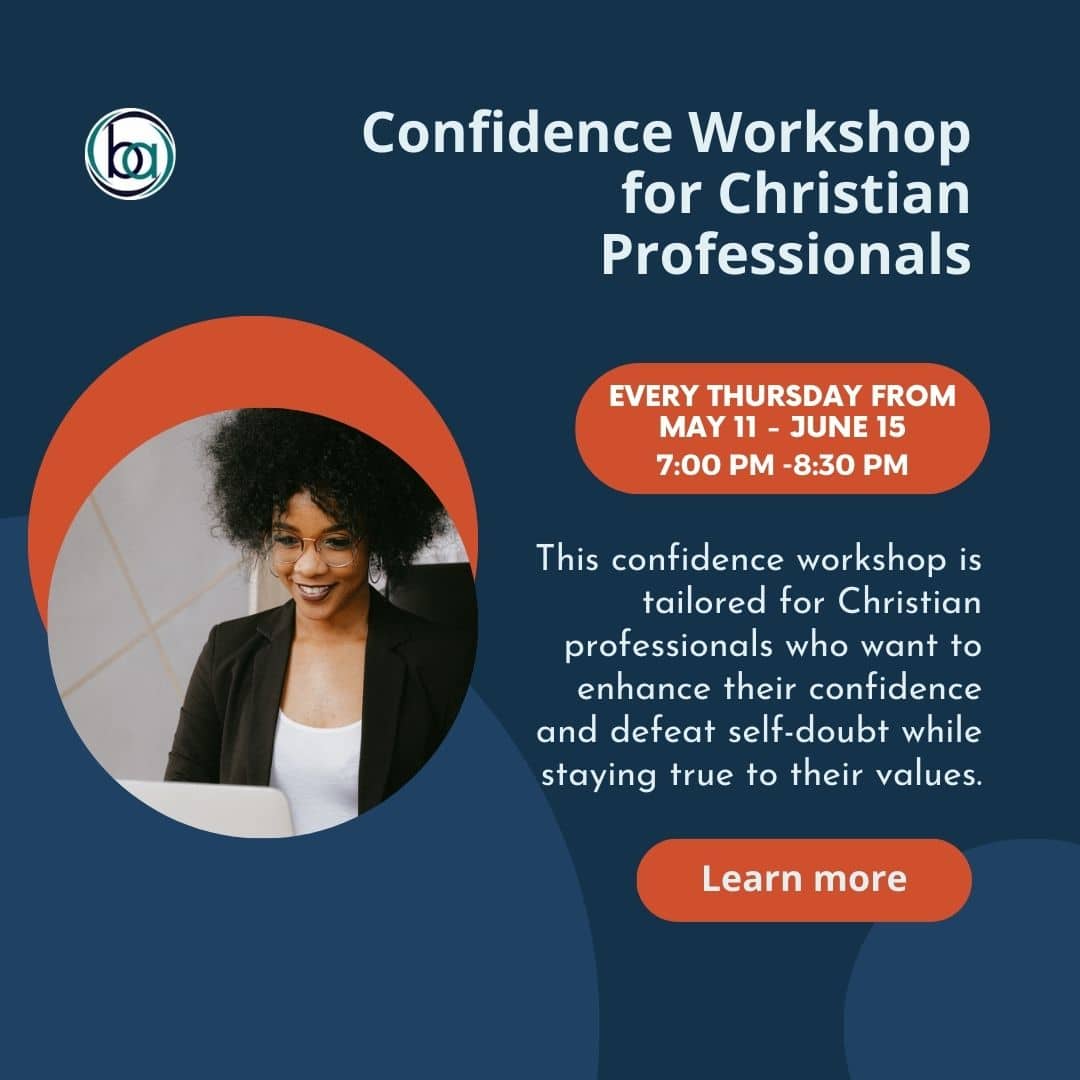 Information on Confidence Workshop for Christian Professionals